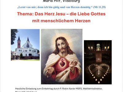 Einkehrnachmittag mit P. Robin Xavier MSFS